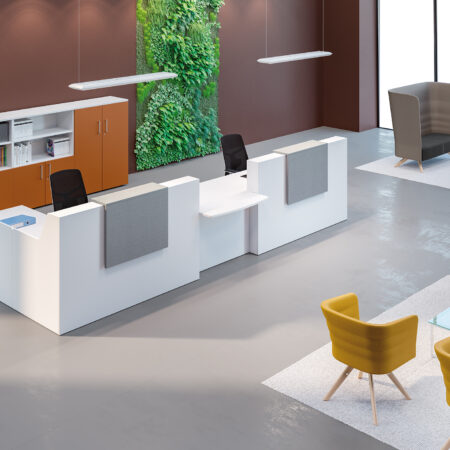 BANQUE D’ACCUEIL ÉLÉGANCE MODÈLE ADELIS AVEC ACCÈS PMR