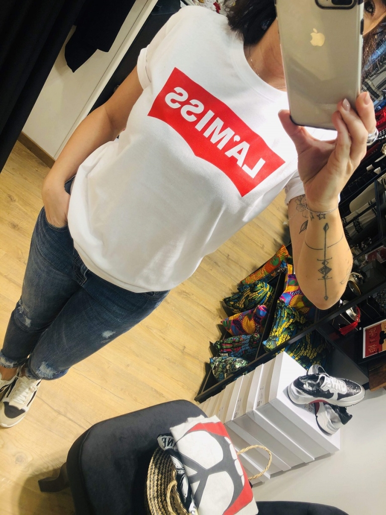 Tee-shirt détourné La 'Miss Original Mirabilia lp